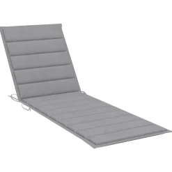 Maison Exclusive - Chaise longue avec coussin gris bois de pin imprégné