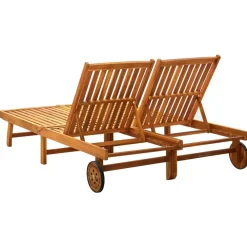 Maison Exclusive - Chaise longue 2 places bois d'acacia massif New