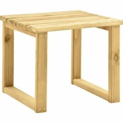 Maison Exclusive - Chaise longue de jardin avec table et coussin pin imprégné Hot
