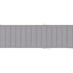 Maison Exclusive - Chaise longue avec coussin gris bois de pin imprégné New