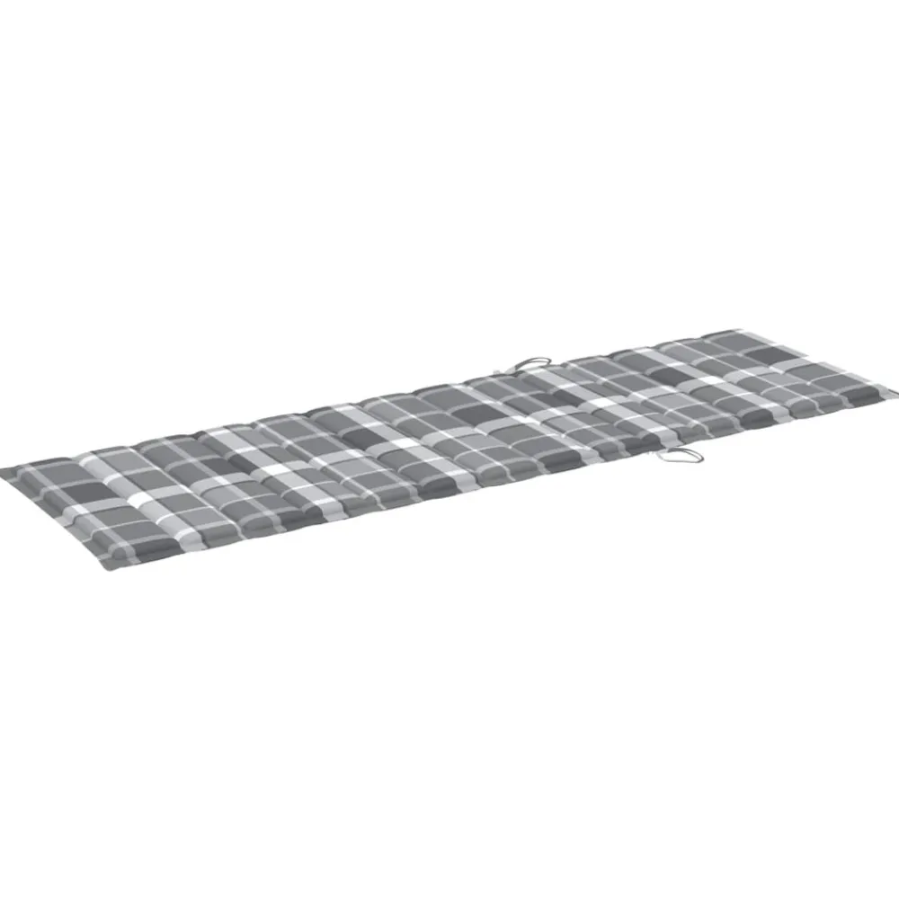 Maison Exclusive Bains De Soleil, Transats Et Hamacs | - Chaise longue de jardin avec coussin bois d'acacia solide