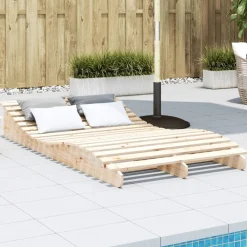 Maison Exclusive - Chaise longue 205x110x31,5 cm bois massif de pin Best