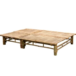 Maison Exclusive Bains De Soleil, Transats Et Hamacs | - Chaise longue pour 2 personnes avec coussins bambou