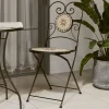 Maison Exclusive - Chaises de bistro pliables lot de 2 terre cuite blanc céramique Outlet