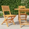 Maison Exclusive - Chaises de jardin pliantes lot de 2 47x62x90cm bois massif teck Online