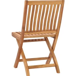 Maison Exclusive - Chaises de jardin pliables lot de 2 bois de teck massif