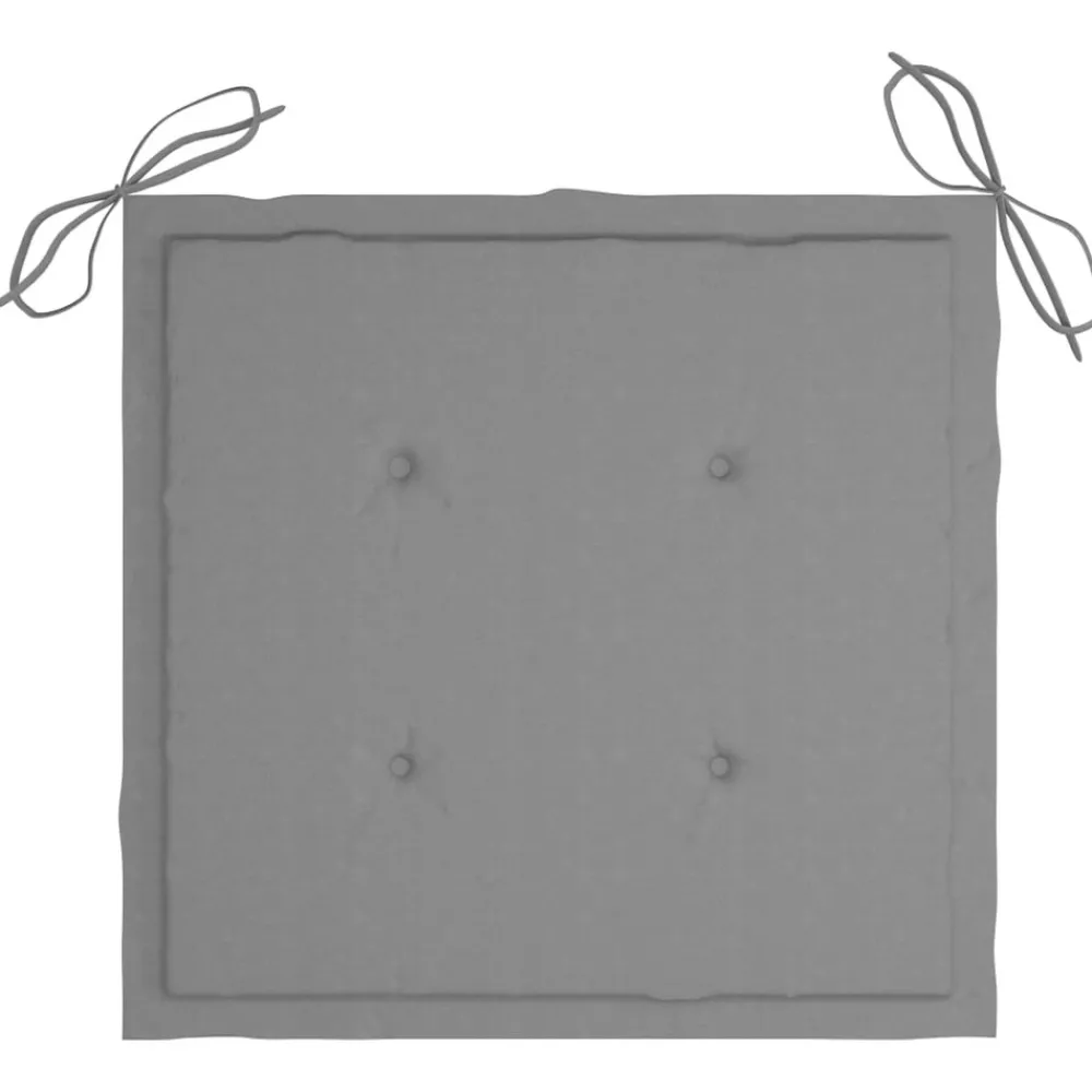 Maison Exclusive - Chaises de jardin empilables avec coussins lot de 4 teck solide Sale