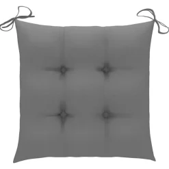 Maison Exclusive - Chaises de jardin empilables avec coussins lot de 4 teck solide Online