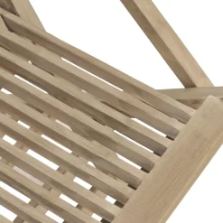 Maison Exclusive - Chaises de jardin pliantes lot de 6 gris 56x61x89 cm bois teck Discount