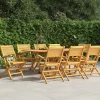 Maison Exclusive - Chaises de jardin pliantes lot de 8 55x62x90cm bois massif teck Clearance