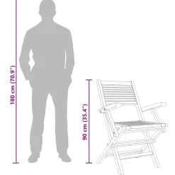 Maison Exclusive - Chaises de jardin pliantes lot de 8 55x62x90cm bois massif teck Clearance