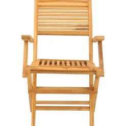 Maison Exclusive - Chaises de jardin pliantes lot de 2 55x62x90cm bois massif teck Discount