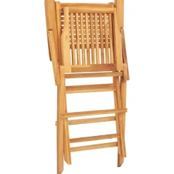 Maison Exclusive - Chaises de jardin pliantes lot de 2 55x62x90cm bois massif teck Discount