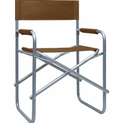 Maison Exclusive - Chaises de metteur en scène lot de 2 acier marron Discount