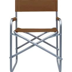 Maison Exclusive - Chaises de metteur en scène lot de 2 acier marron Discount