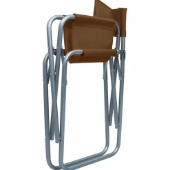 Maison Exclusive - Chaises de metteur en scène lot de 2 acier marron Discount
