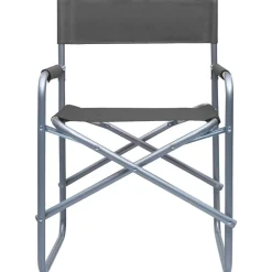 Maison Exclusive Tables Et Chaises De Jardin | - Chaises de metteur en scène lot de 2 acier gris