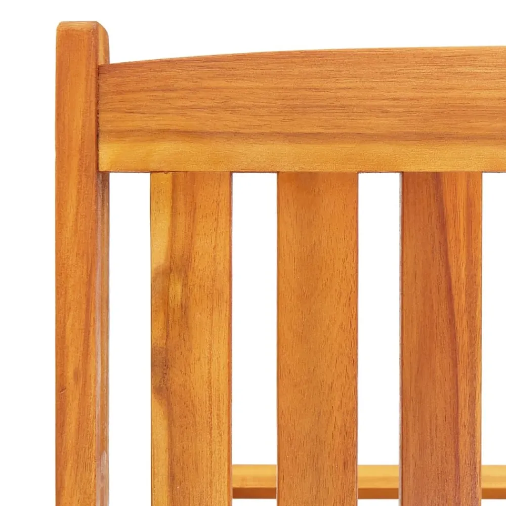 Maison Exclusive - Chaises longues lot de 2 avec table et coussins acacia solide Discount