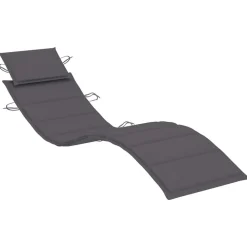 Maison Exclusive - Chaises longues lot de 2 avec coussins bois d'acacia solide Discount