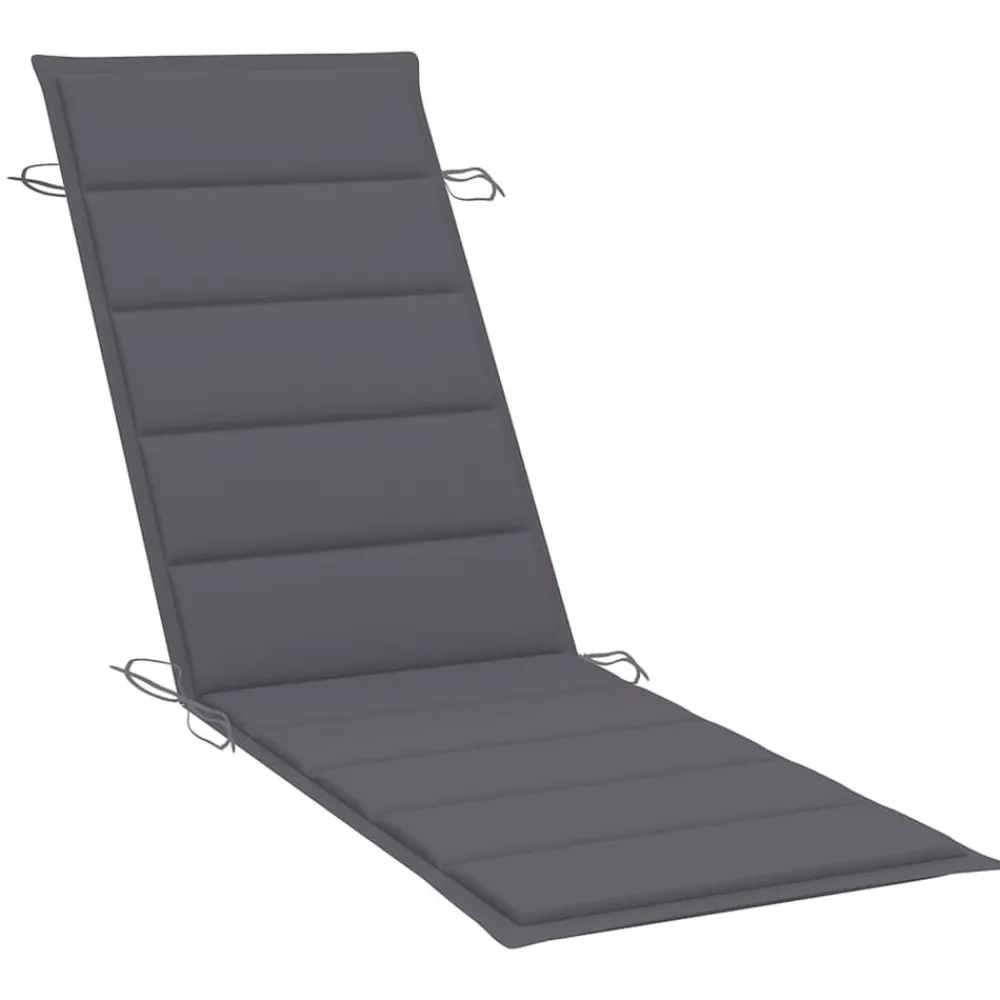 Maison Exclusive - Chaises longues lot de 2 avec coussins bois d'acacia solide Discount