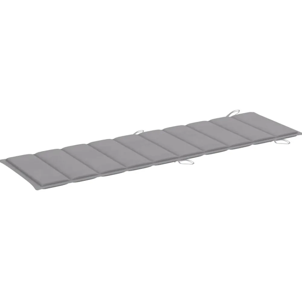 Maison Exclusive - Chaises longues lot de 2 avec table et coussins acacia solide Discount