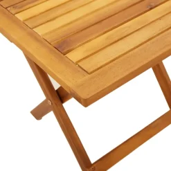 Maison Exclusive - Chaises longues et table bleu foncé bois d'acacia solide tissu Best
