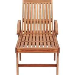 Maison Exclusive - Chaises longues lot de 2 et coussin rouge bordeaux teck solide Discount