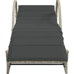 Maison Exclusive - Chaises longues lot de 2 avec table gris clair résine tressée Sale
