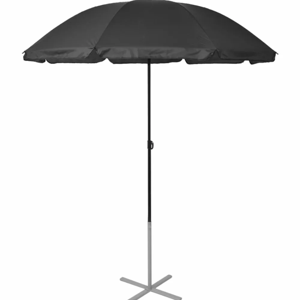 Maison Exclusive - Chaises longues et parasol aluminium noir Outlet