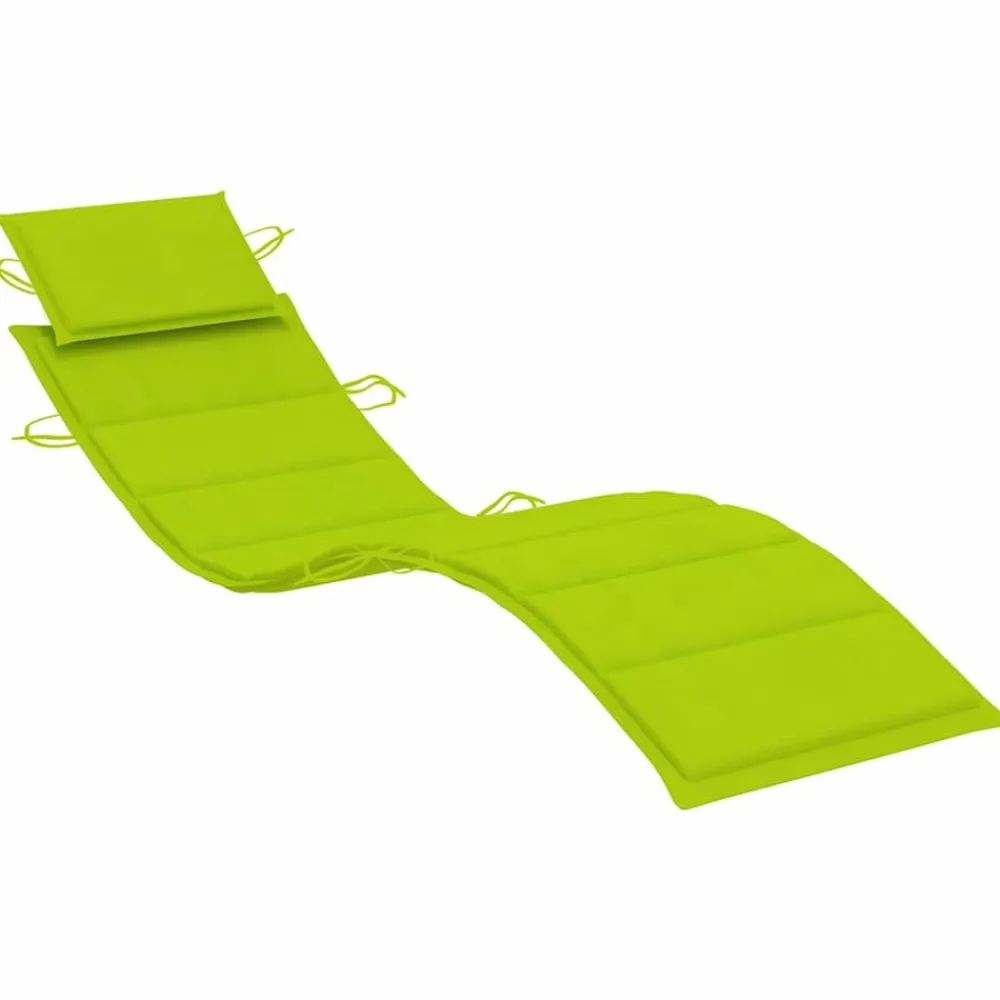 Maison Exclusive Bains De Soleil, Transats Et Hamacs | - Chaises longues lot de 2 avec table et coussins acacia solide