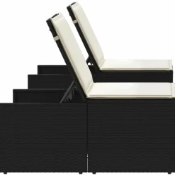 Maison Exclusive Bains De Soleil, Transats Et Hamacs | - Chaises longues lot de 2 avec coussin taupe bois de teck solide