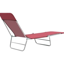 Maison Exclusive Bains De Soleil, Transats Et Hamacs | - Chaises longues pliables lot de 2 crème textilène