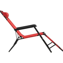 Maison Exclusive Bains De Soleil, Transats Et Hamacs | - Chaises longues lot de 2 avec table aluminium crème
