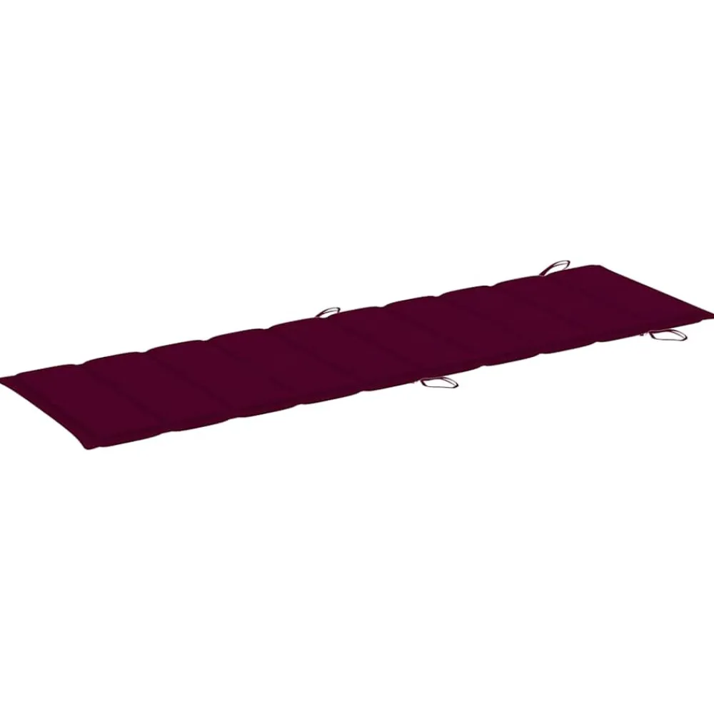 Maison Exclusive - Chaises longues lot de 2 avec table et coussins acacia solide Sale
