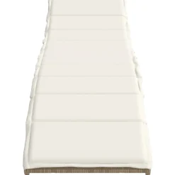Maison Exclusive - Chaises longues lot de 2 avec table beige résine tressée New