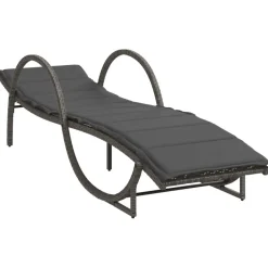Maison Exclusive Bains De Soleil, Transats Et Hamacs | - Chaises longues lot de 2 avec coussins gris résine tressée