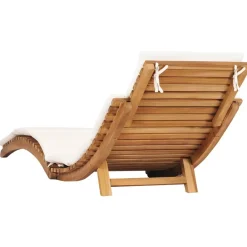 Maison Exclusive - Chaises longues lot de 2 avec coussins bois massif de teck Sale