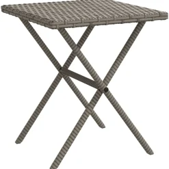 Maison Exclusive - Chaises longues lot de 2 avec table gris résine tressée Online