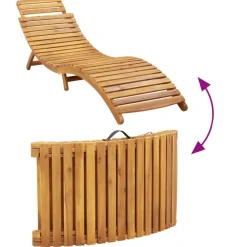 Maison Exclusive - Chaises longues avec coussins lot de 2 beige bois massif acacia Hot
