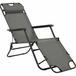 Maison Exclusive Bains De Soleil, Transats Et Hamacs | - Chaises longues lot de 2 avec table et coussin bois teck solide