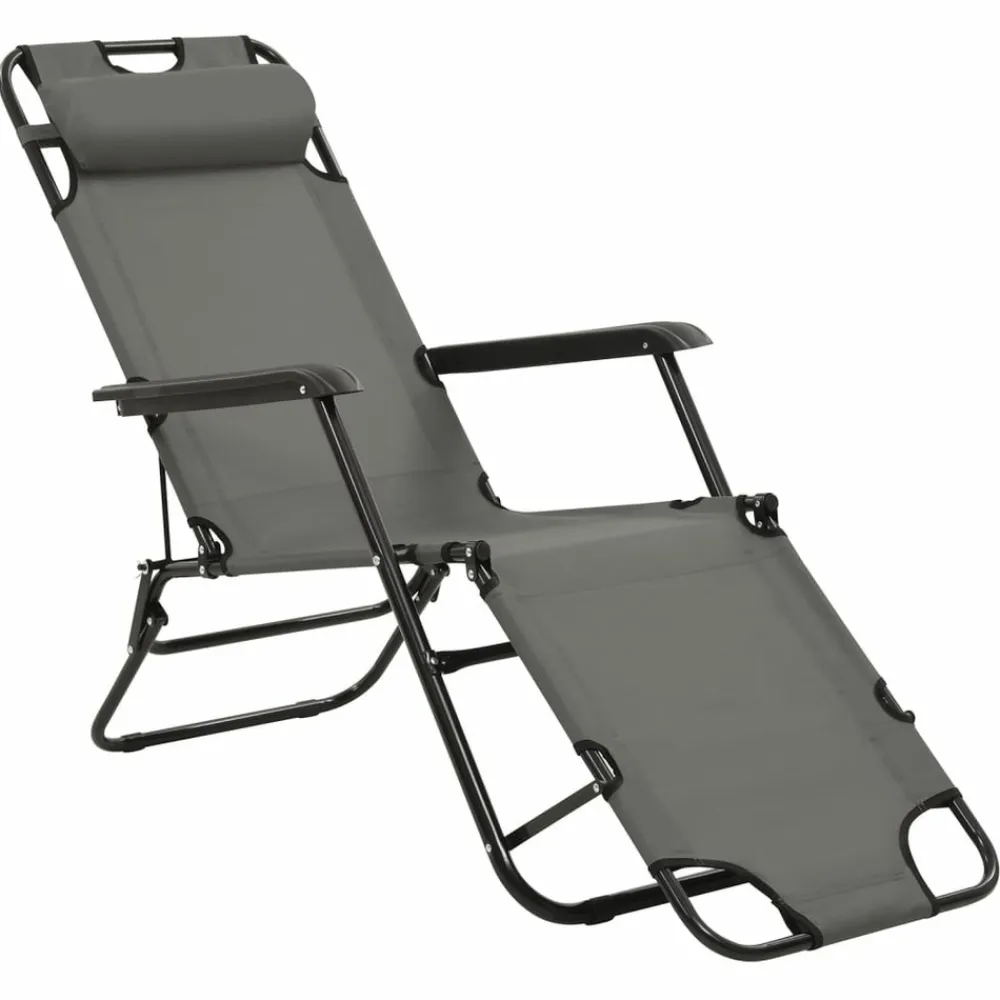Maison Exclusive Bains De Soleil, Transats Et Hamacs | - Chaises longues lot de 2 avec table et coussin bois teck solide