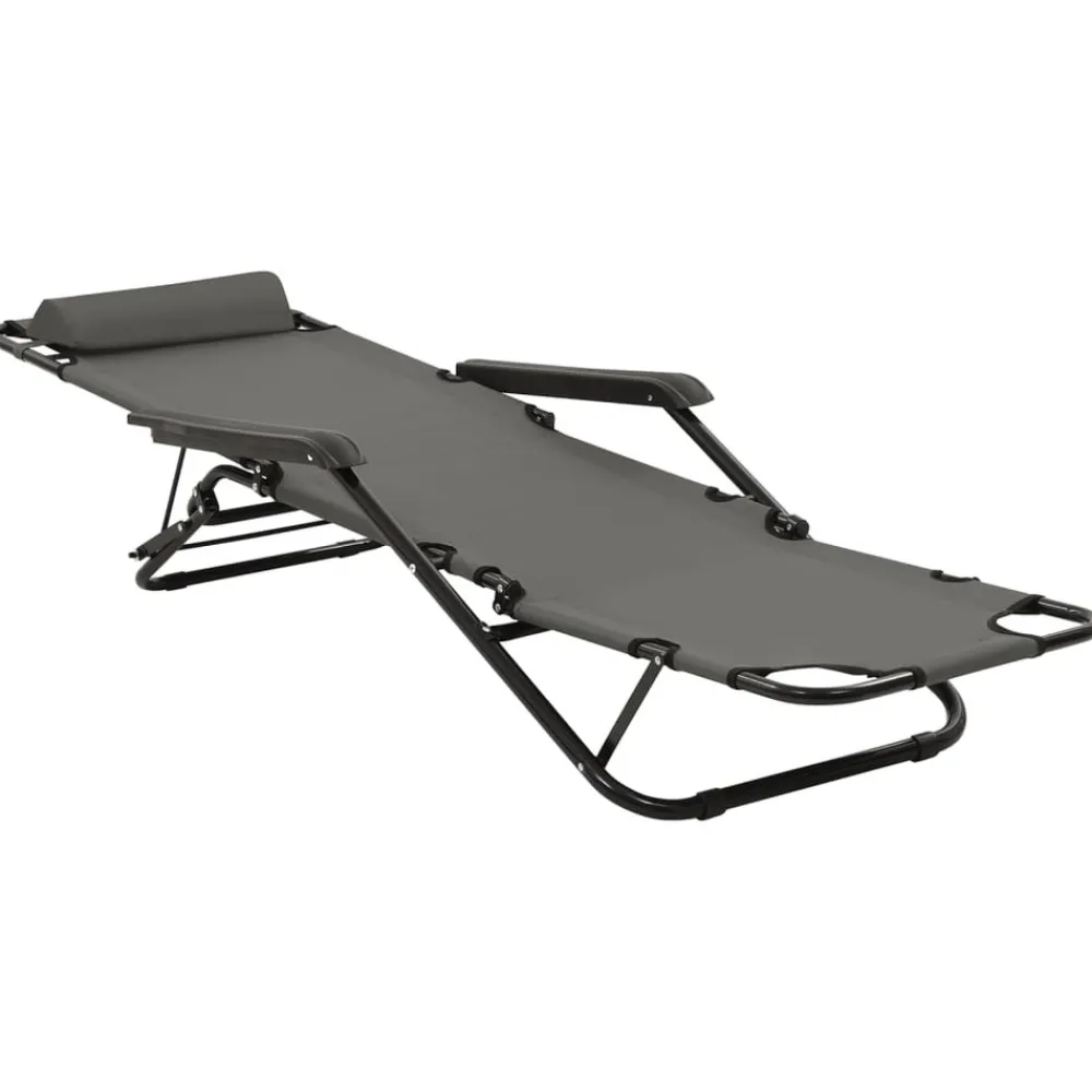 Maison Exclusive Bains De Soleil, Transats Et Hamacs | - Chaises longues lot de 2 avec table et coussin bois teck solide