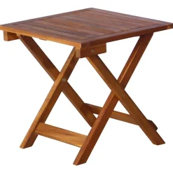 Maison Exclusive - Chaises longues lot de 2 avec table et coussins acacia solide Discount