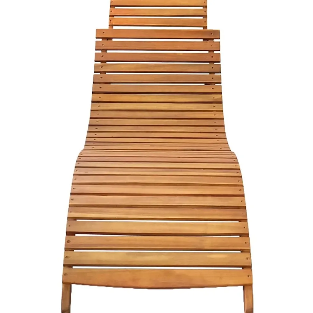 Maison Exclusive - Chaises longues lot de 2 avec coussins bois d'acacia solide Sale