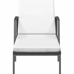 Maison Exclusive Bains De Soleil, Transats Et Hamacs | - Chaises longues lot de 2 avec table résine tressée noir