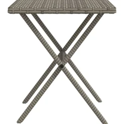 Maison Exclusive Bains De Soleil, Transats Et Hamacs | - Chaises longues lot de 2 avec table gris résine tressée
