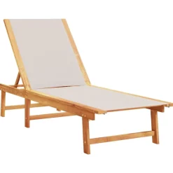 Maison Exclusive Bains De Soleil, Transats Et Hamacs | - Chaises longues lot de 2 avec coussins bois d'acacia solide
