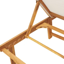 Maison Exclusive Bains De Soleil, Transats Et Hamacs | - Chaises longues lot de 2 avec coussins bois d'acacia solide