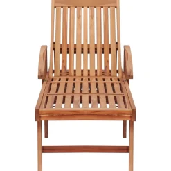 Maison Exclusive - Chaises longues lot de 2 avec coussin beige bois de teck solide Best
