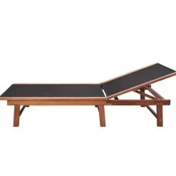 Maison Exclusive - Chaises longues lot de 2 et table bois d'acacia et textilène